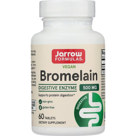 Jarrow Formulas Bromelain, Supports Protein Digestion and Joint Health, 1000 GDU, 60 Easy-Solv Tabs