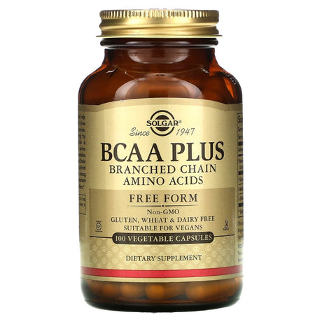 Solgar BCAA plus Capsules, 100 Ct