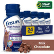 Ensure High Protein Nutrition Shake, Milk Chocolate, 8 Fl Oz, 24 Count