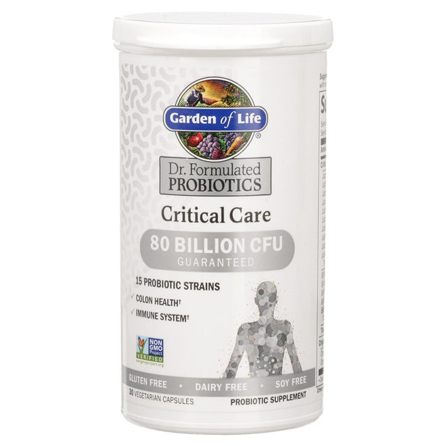 Garden of Life Dr. Formulated Critical Care Probiotics, 80 Billion CFU, 30Ct