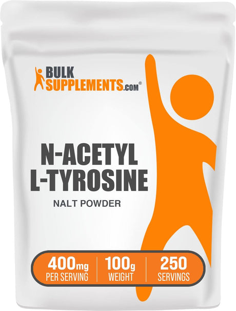 Bulksupplements Pure N-Acetyl L-Tyrosine (NALT) Powder (100 Grams)