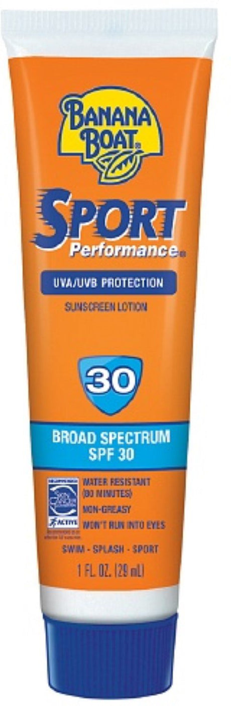 Banana Boat Sport Performance Sunscreen Lotion 1 Oz (Pack of 6)