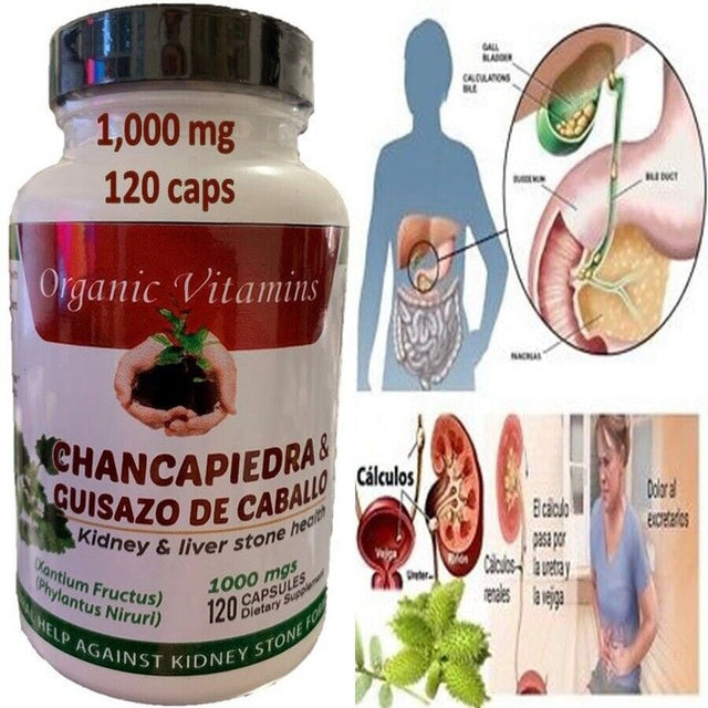 KIDNEY DETOX NATURAL SUPPLEMENT HEALTH CLEANSE KIDNEY and LIVER 120 Capsules