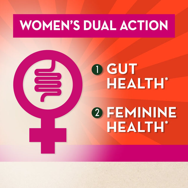 Align Probiotic Women'S Dual Action Capsules, Daily Probiotic Supplement for Feminine Health, 28 Ct