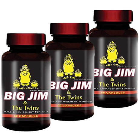 3 Bottles Big Jim Improve Strength Recovery Time and Performance ...