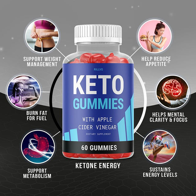 Kickin Keto Gummies - Kickin Keto ACV Gummy’S - Supplement for Weight Loss - Energy & Focus Boosting Dietary Supplements for Weight Management & Metabolism - 60 Gummies