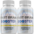 (2 Pack) Fast Brain Booster - Dietary Supplement for Focus, Memory, Clarity, & Energy - Advanced Cognitive Support Formula for Maximum Strength - 120 Capsules