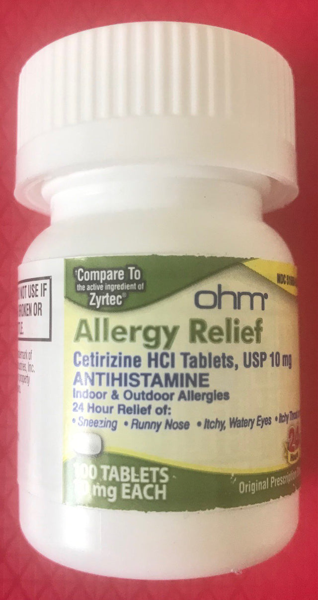 Cetirizine 10Mg Non-Drowsy Allergy Relief Tablets Antihistamine (56 Ct.) plus MM Fluticasone Nasal Spray 50Mcg, 1 Bottle 144 Sprays | Compare to Zyrtec & Flonase Active Ingredients | Indoo