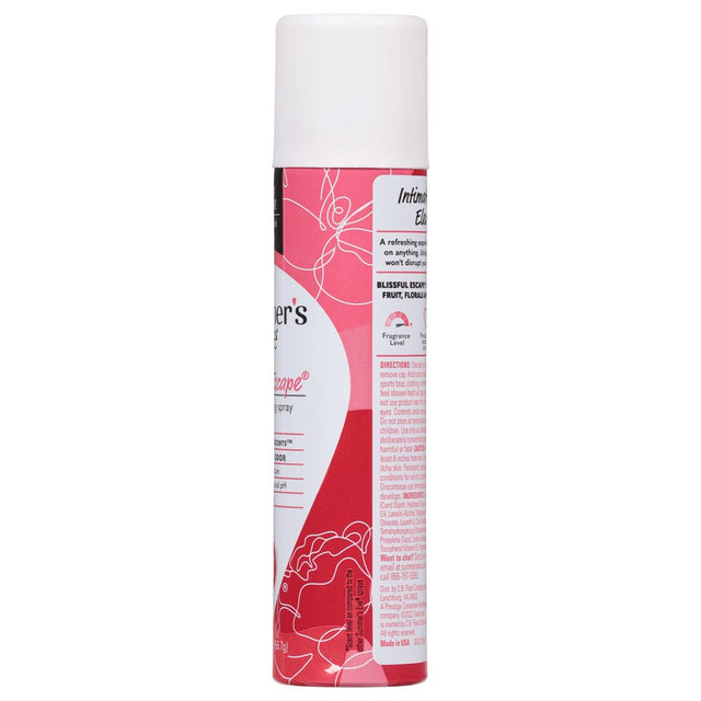 Summer'S Eve Blissful Escape Daily Refreshing Feminine Spray, 2 Oz