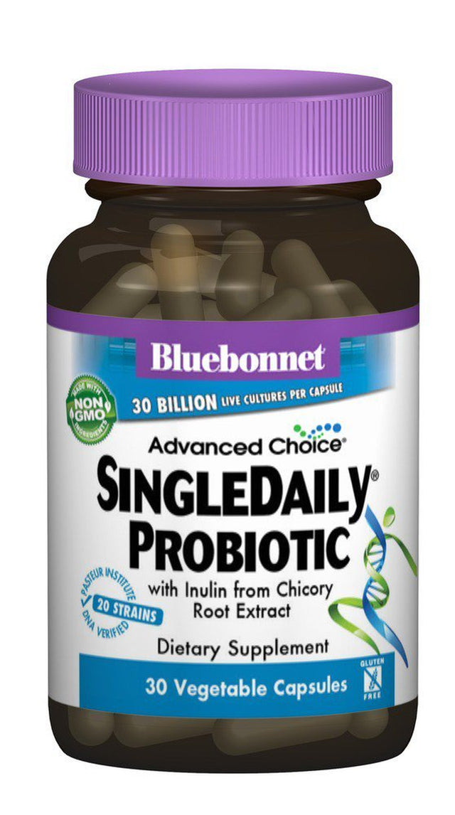 Bluebonnet Advanced Choice Single Daily Probiotic, 30 Billion Cfu, 30 Ct