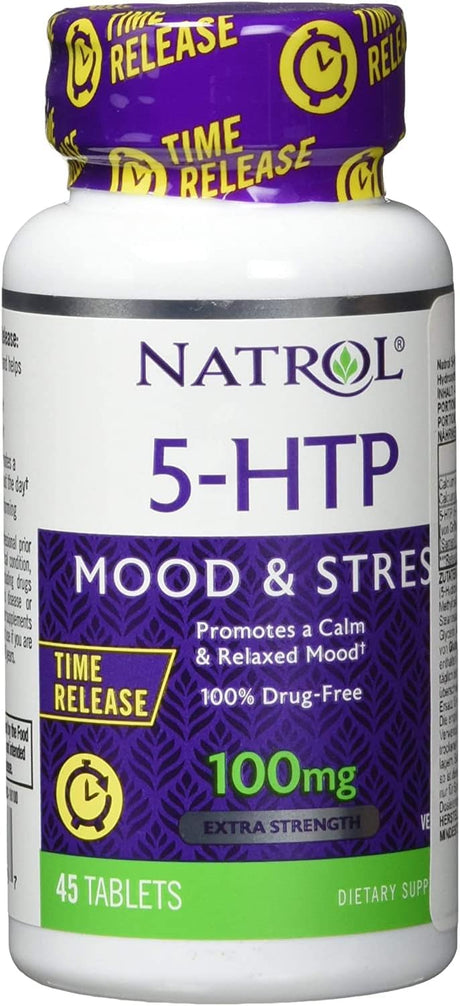 5-Htp 100Mg Time Release by Natrol - 45 Tab, 2 Pack