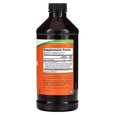 NOW Foods - Ojibwa Tea Concentrate - 16 Fl. Oz.