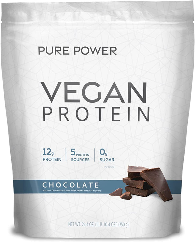 Dr. Mercola Vegan Protein Chocolate - Perfect Blend of Pea, Hemp, Chia, Chlorella & Potato Proteins - Gluten-Free - Naturally Flavored - 1 Lb 6.5 Oz (750G)