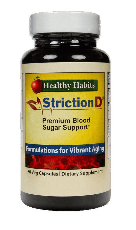 Healthy Habits Strictiond ALL Natural Healthy Blood Sugar Levels 60 Capsules