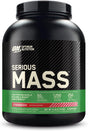 Optimum Nutrition Serious Mass, Weight Gainer Protein Powder with Immune Support, Strawberry, 6 Pound (Packaging May Vary)