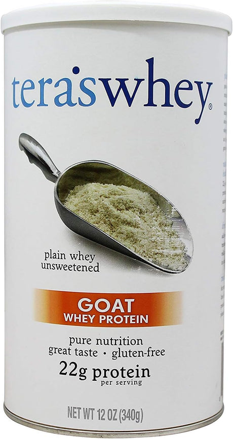 Tera'S: Goat Whey Protein, Plain, 12 Oz