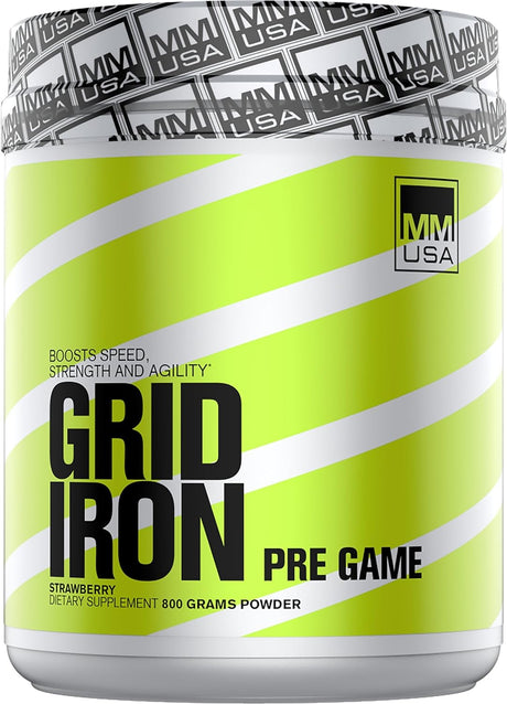 Gridiron Pre-Game: Advanced Athletic Performance Formula for Peak Results. Muscle Endurance Enhancers, Cognitive Boosters Strength, Essential Vitamins, Hydration and Electrolytes, Defeats Fatigue.