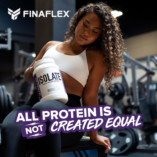 FINAFLEX Isolate, Milk Chocolate - 2 Lb - 25 Grams of Iso Protein per Serving - Milkshake-Like Taste - Zero Sugar, Zero Fat & Gluten Free - 30 Servings