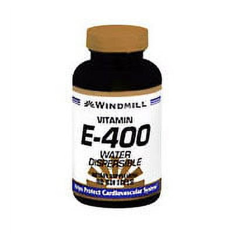 Windmill Vitamin E 400 Iu Softgels, Water Dispersible - 90 Ea