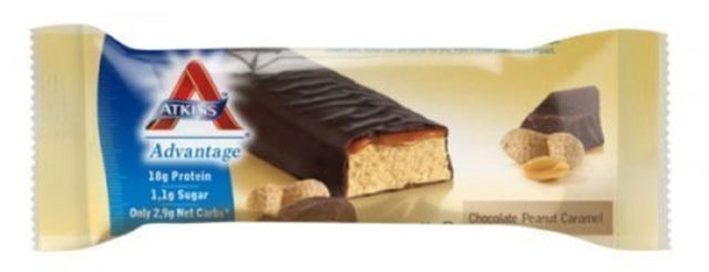 Atkins Advantage Choc Peanut Caramel 60G 15