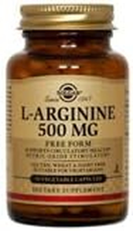 L-Arginine 500Mg 50 Vcaps 2-Pack