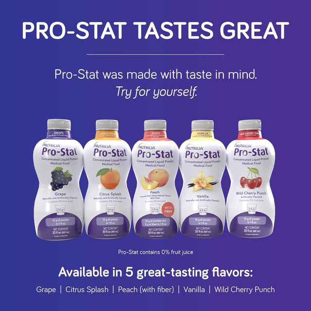 Pro-Stat Concentrated Liquid Protein Medical Food - Citrus Splash Flavor, 30 Fl Oz Bottle