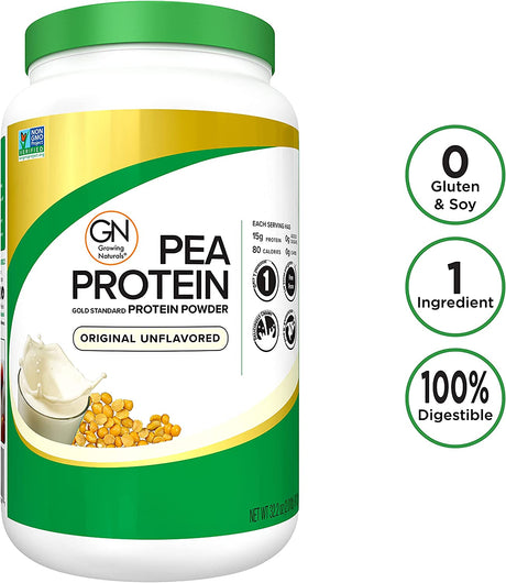 Growing Naturals Protein Pea Pwdr Orgnl