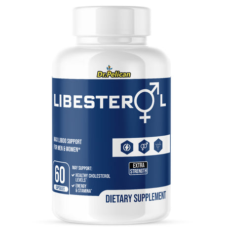 Libesterol- Male & Female Max Libido/Stamina/Cholesterol- 60 Capsules- Dr.Pelican