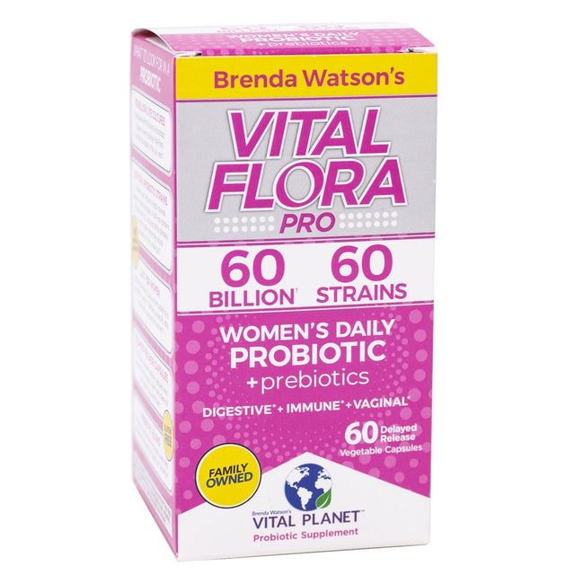 Vital Planet Vital Flora Pro Women'S Probiotic, Women'S - 60 Capsules