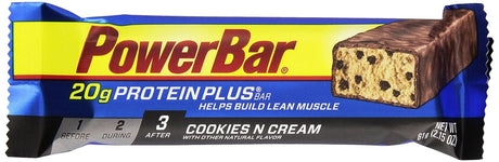 Powerbar Cookies and Cream Protein plus Bar, 2.15 Oz