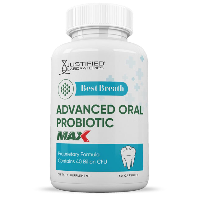 Best Breath Max 40 Billion CFU Probiotic Oral Support 60 Capsules