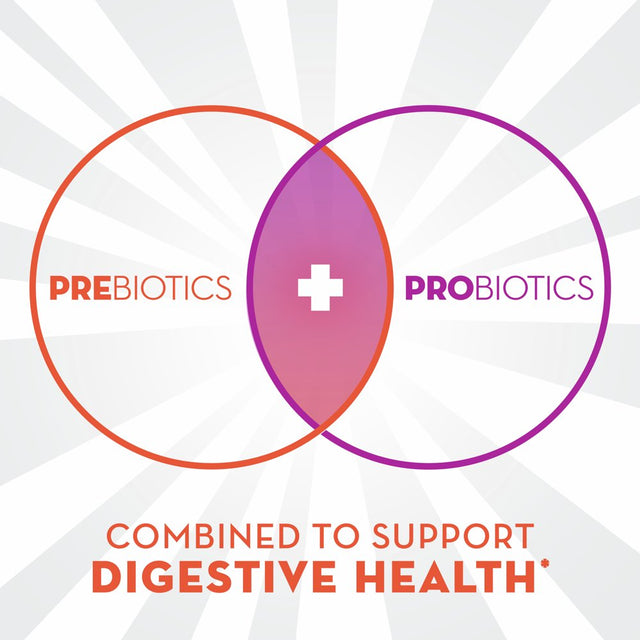 Align Prebiotic Probiotic Supplement Gummies, Natural Flavors, 60 Ct