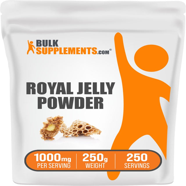 Bulksupplements.Com Royal Jelly Powder, 1000Mg - Brain & Immune Support Supplement (250G - 250 Servings)