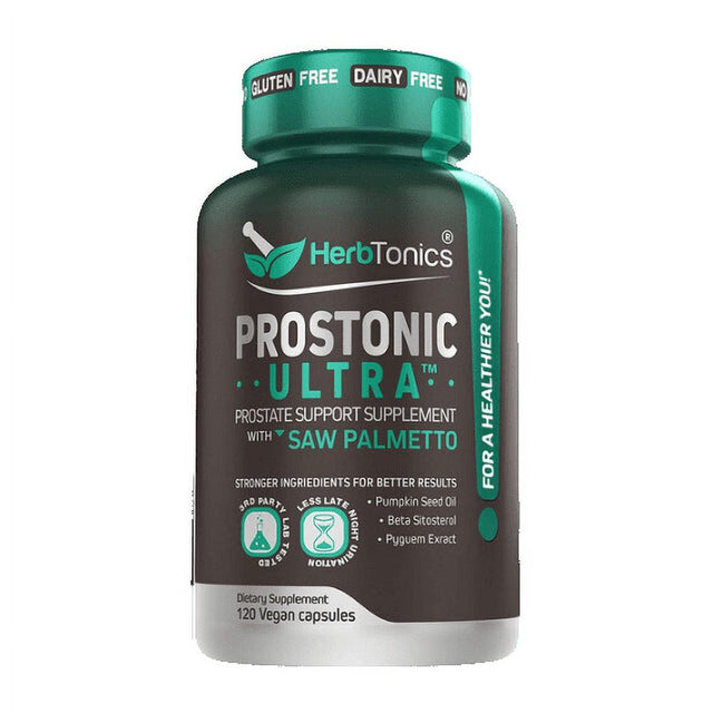 Prostate Support Supplement for Men'S Health | with Saw Palmetto Beta Sitosterol, Pumpkin Seed, Pyguem, Bladder & Less Urination | Men Prostate Health DHT Blocker | 120 Vegan Pills Capsules