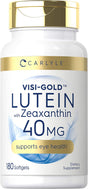 Lutein 40Mg and Zeaxanthin | 180 Softgels | by Carlyle