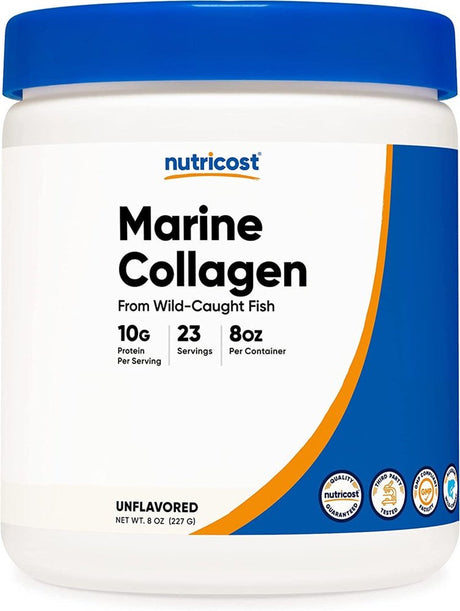 Nutricost Marine Collagen Powder Unflavored -- 8 Oz