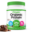 Orgain Organic Vegan 21G Protein Powder, Plant Based, Creamy Chocolate Fudge 1.02Lb