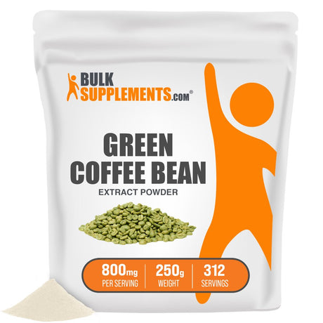 Bulksupplements.Com Green Coffee Bean Powder - Green Coffee Bean Extract for Weight Loss (250 Grams - 8.8 Oz)