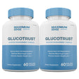 GLUCOTRUST Capsules, Glucotrust Blood Sugar Supplement, Gluco Trust Reviews Pills Maximum Edge Formula (2 Bottles)