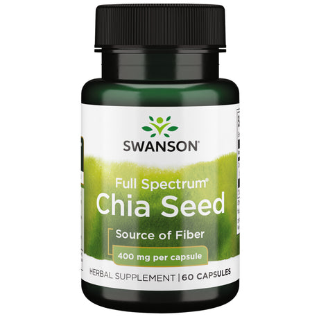 Swanson Full Spectrum Chia Seed 400 Mg 60 Capsules