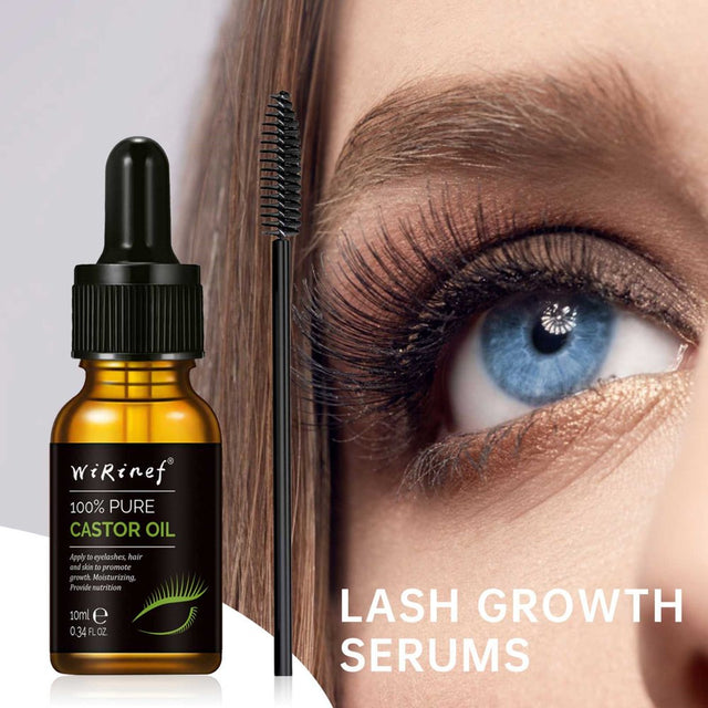 Xipoxipdo Eyelash Rapids Growth Solution, Eyebrow Eyelash Enhancement Nutrient Solution, Curling Thick and Mild Care Nutrient Oil 10Ml