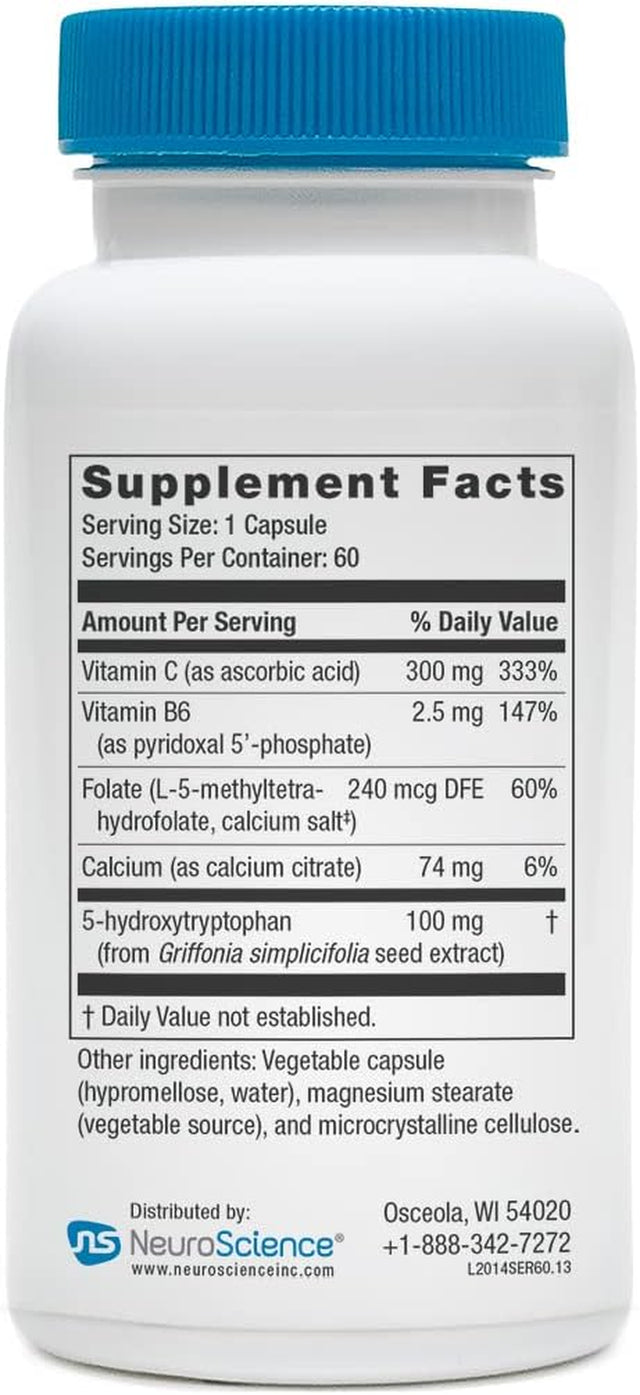 Neuroscience Serene - Sleep and Mood Support with 5-HTP, Active Folate + B6 (60 Capsules)