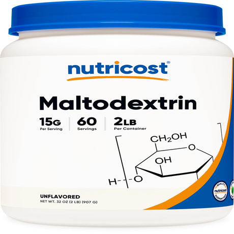 Nutricost Maltodextrin Powder Supplement 2LBS, Gluten Free, Non-Gmo and Vegetarian Friendly