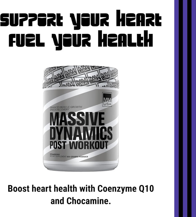 Massive Dynamics Pre-Workout: Strength Surge, Maximized Endurance, Muscle Growth, Performance Boost for Explosive Energy & Focus