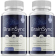 (2 Pack) Brain Sync - Dietary Supplement for Focus, Memory, Clarity, & Energy - Advanced Cognitive Support Formula for Maximum Strength - 120 Capsules