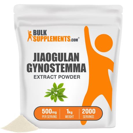 Bulksupplements.Com Gynostemma Extract Powder, 500Mg - Brain, Heart, & Liver Support (1KG - 2000 Serv)