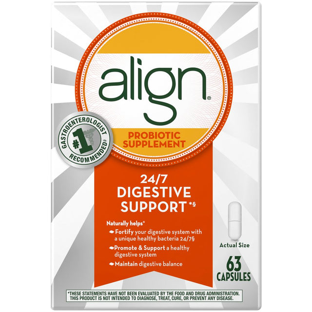 Digestivesupport Align Probiotic Supplement Capsule 63 Count