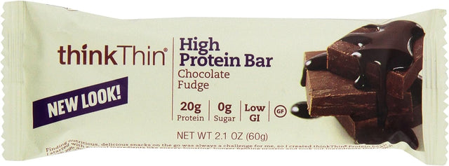 Thinkthin Protein Bar, Chocolate Fudge, 2.1 Oz