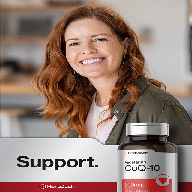 Coq10 | 200Mg | 60 Vegetarian Capsules | by Horbaach