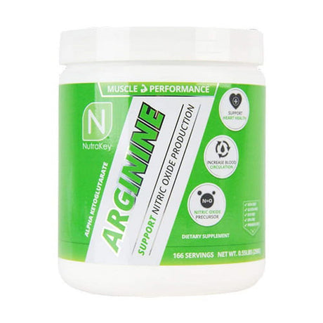 Nutrakey Arginine Pre Workout Powder Nitric Oxide Support (166 Servings) *EN